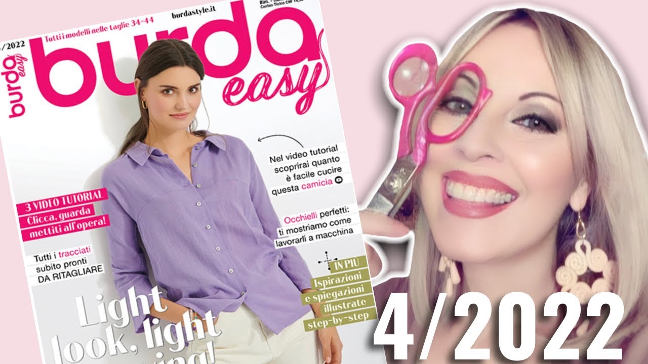 BURDA EASY 4/2022 - sfogliamo insieme | Cucito Terapia CRISTIANA CARPENTIERI
