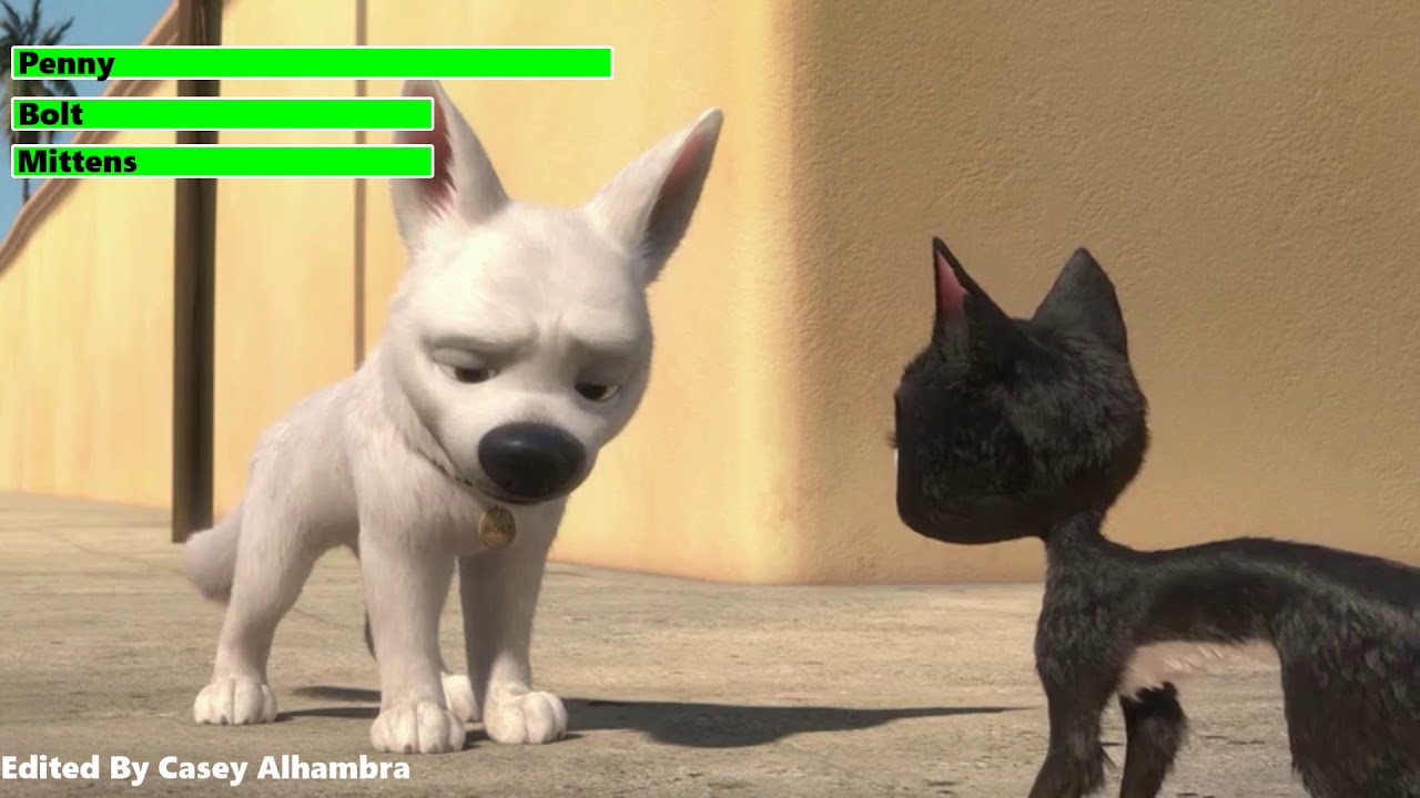 Bolt (2008) Rescuing Penny with healthbars 1/2