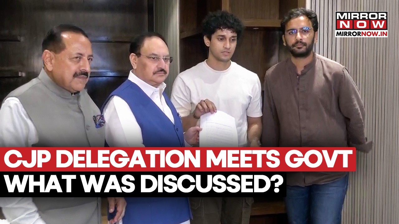 CJP Key Leaders Meet Union Minister JP Nadda, Jitendra Singh | Key Talks Amid Delhi NEET Protest