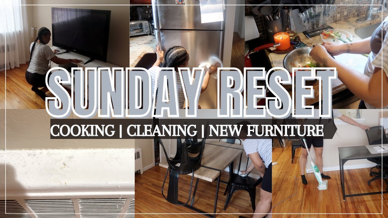 SUNDAY RESET: COOKING, CLEANING, AND NEW THINGS AROUND THE HOUSE |NEW STEAM MOP |READY FOR THE WEEK