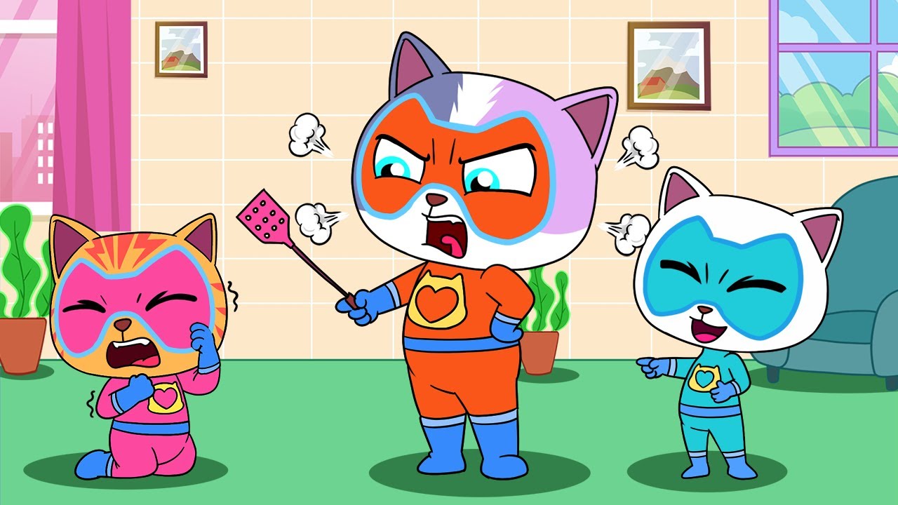 Please Stop Buddy....Don't Hurt Ginny!! | SuperKitties Funny Animation