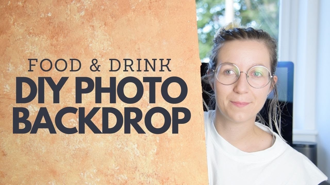 DIY BACKGROUND FOR FOOD & DRINK PHOTOGRAPHY | Food Photography Backdrop | Drink Photography Backdrop