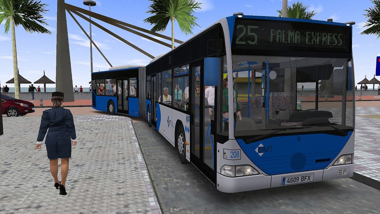 Omsi 2 Addon On Mallorca - Route 25 Balneari - Plaza de la Reina (PC)