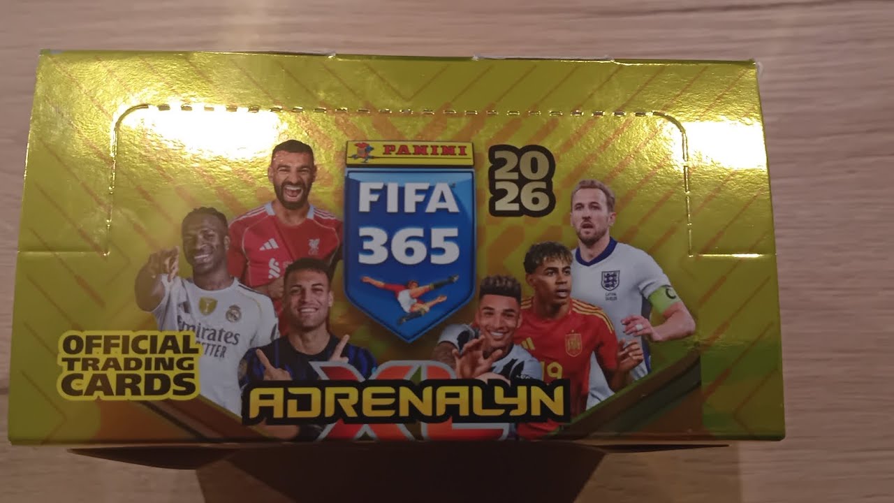 Kolejny autograf? Drugi full box Panini Adrenalyn Fifa 365 2026 - part one