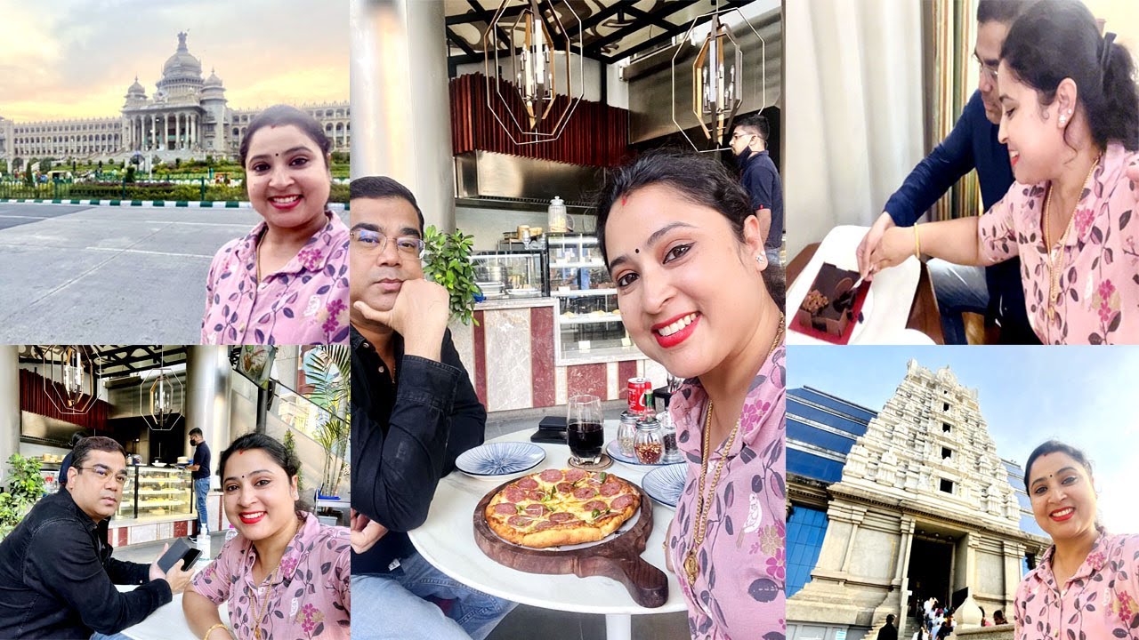 It’s Our Anniversary & We Are In Bangalore💃👩‍❤️‍👨 | Anniversary Vlog❤️❤️ | ISKON Temple Bangalore
