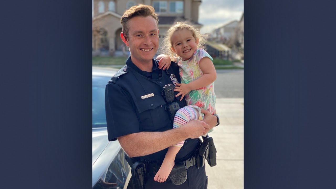 Funeral service for Detective Curt Holland of Commerce City Police Department, Colorado