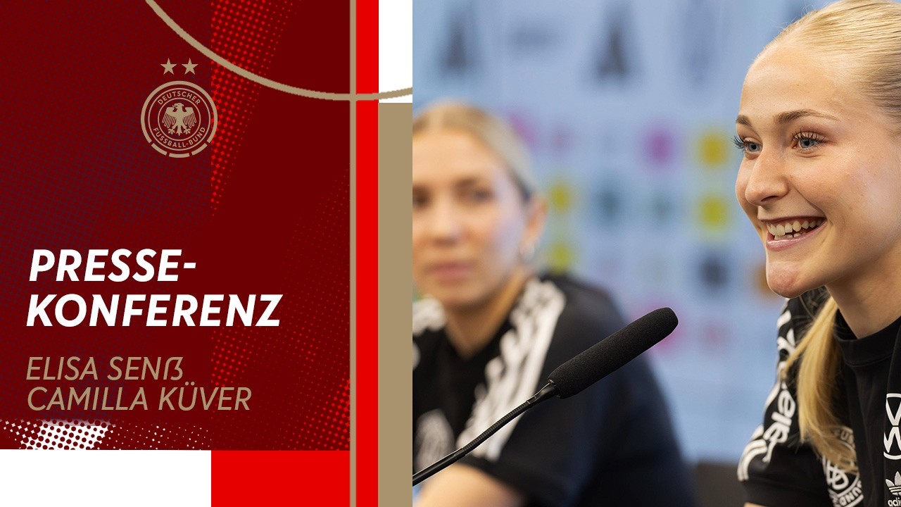Medienrunde mit Elisa Senß und Camilla Küver vor der WM-Qualifikation gegen Slowenien