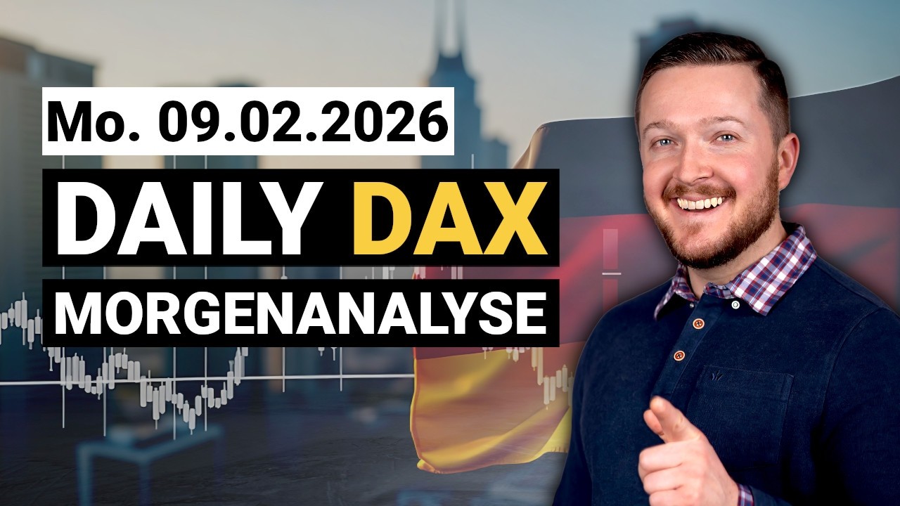 DAX startet freundlich! Range übergeordnet intakt! | DAX Analyse 09.02.2026 | Florian Kasischke
