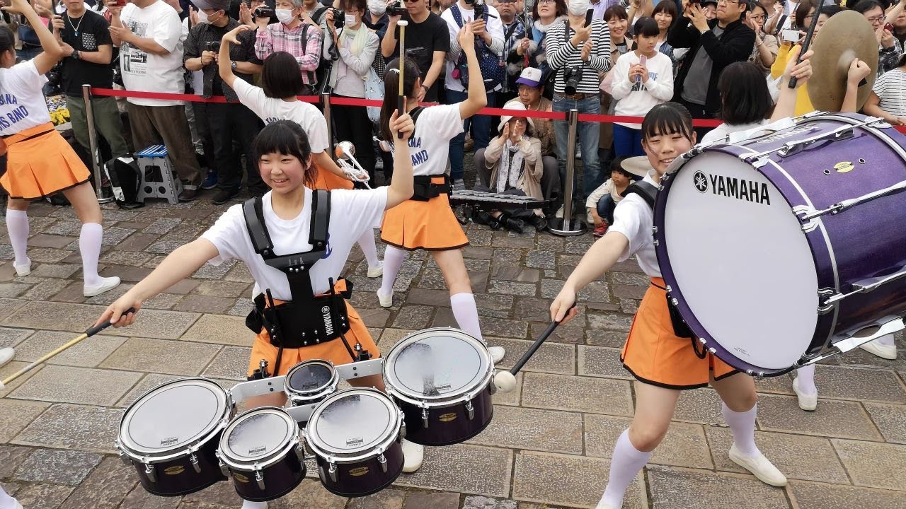 京都橘高校吹奏楽部 ブルーメの丘2019【4K】 sing sing sing パーカス Kyoto Tachibana SHS Band