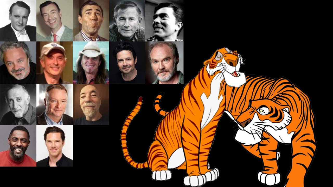 Animated Voice Comparison- Shere Khan (Jungle Book)