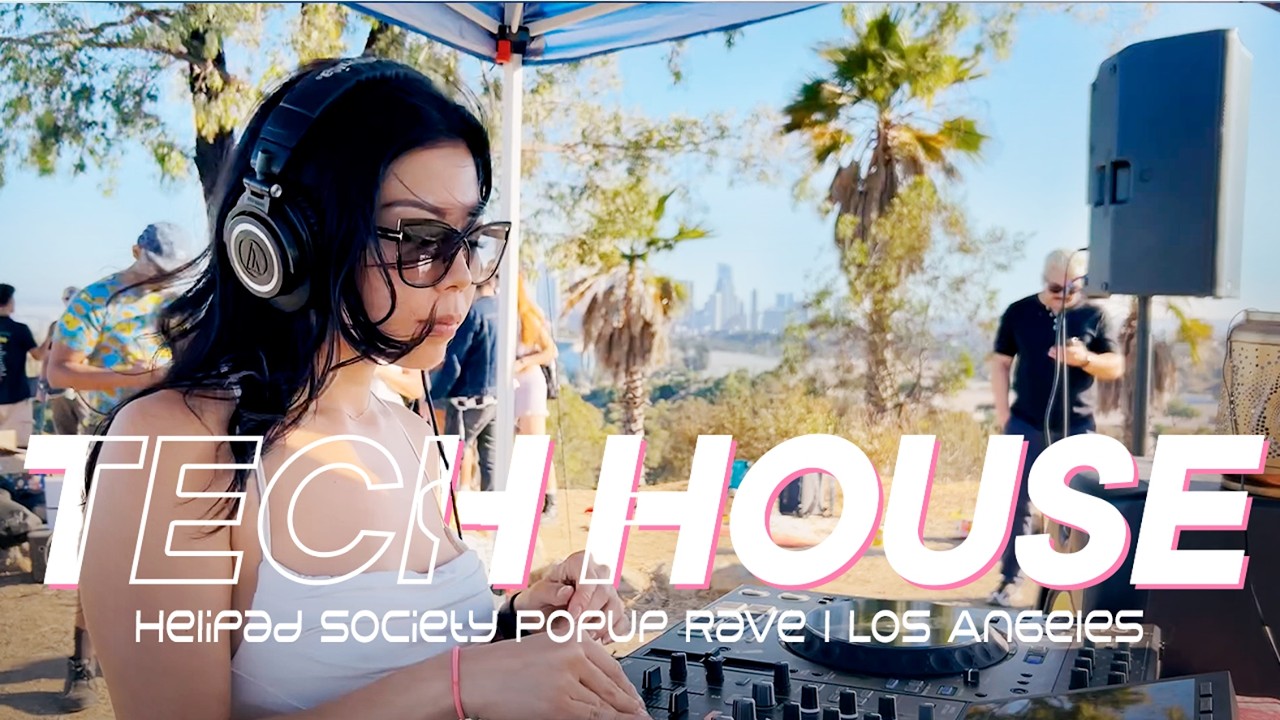 JINNY OHH - Sunset Party House DJ Set 2025 | Tech House & Baile Funk | Helipad Society Los Angeles