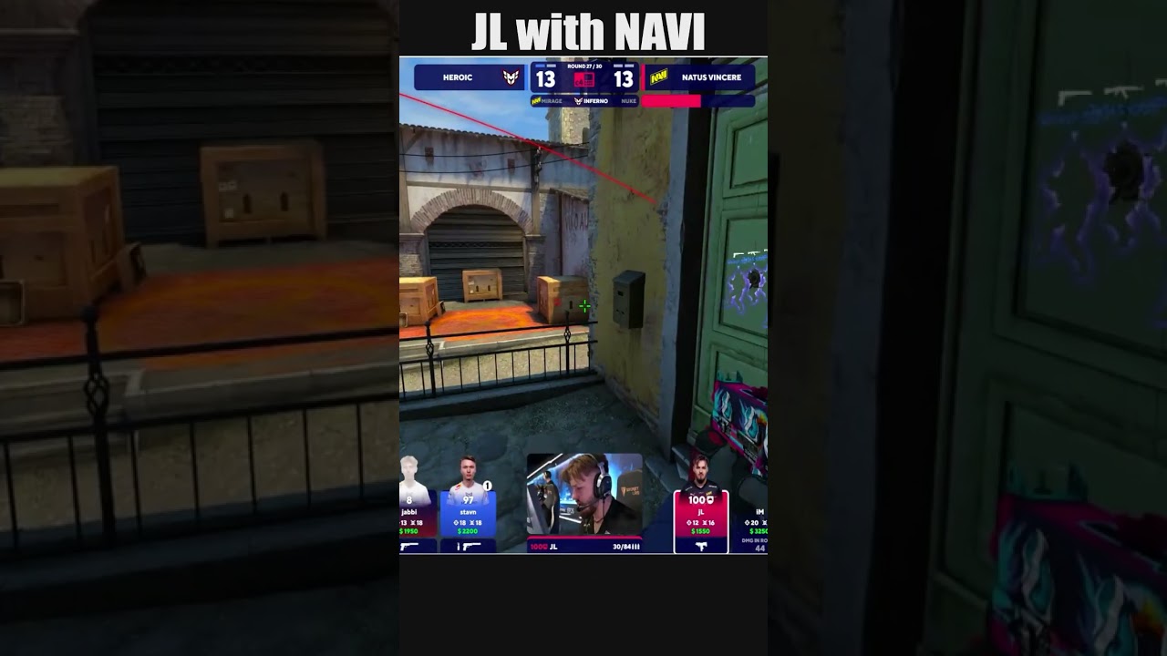 JL play with NAVI short #csgo #shorts #counterstrike #esports #stream #gaming #cs #pcgaming #cs2
