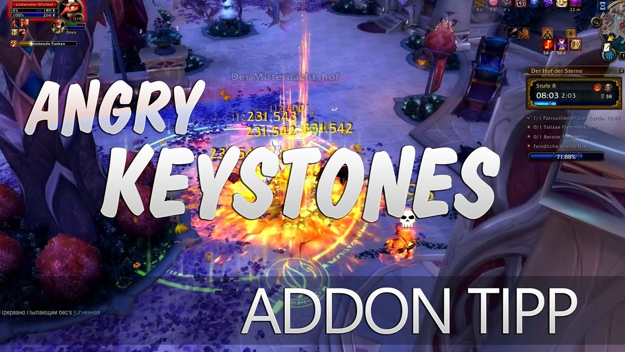 Angry Keystones &ndash; AddOn Showcase ★ World of Warcraft | WoW ✗