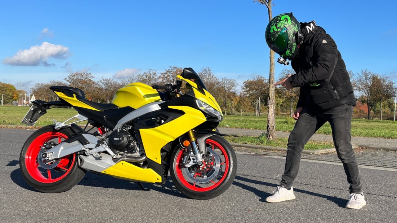 Das erste mal Aprilia RS660, der 2 Zylinder macht KRACH!