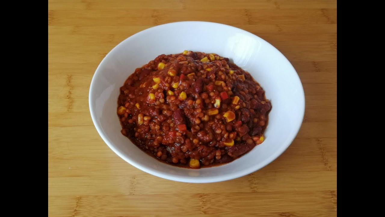 Chili sin carne sehr mild einfach lecker vegetarisch besonders andere Art hausgemacht Gewürzmischung