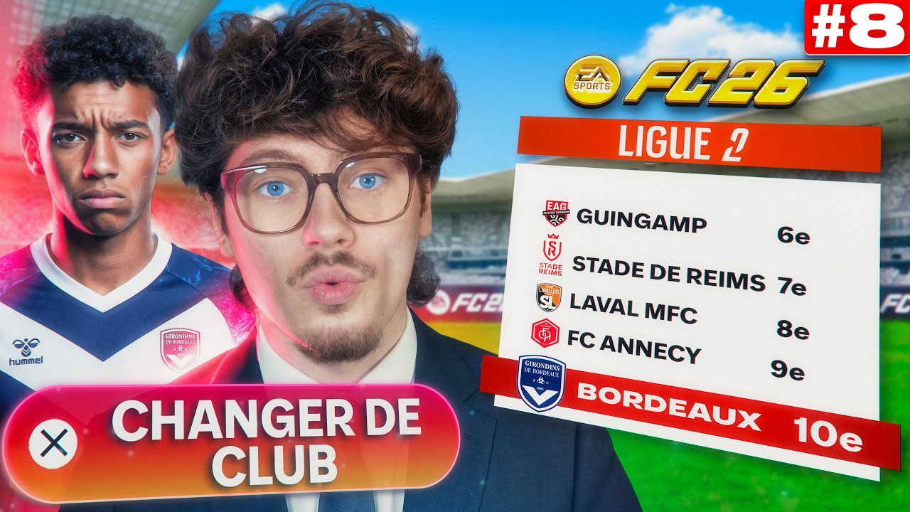 BORDEAUX VEUT DÉJÀ ME VIRER ?! 😱 | CARRIÈRE MANAGER FC26 #8