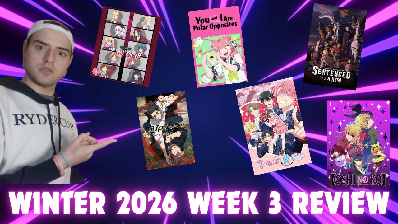WINTER 2026 WEEK 3 ANIME REVIEW!! STARTING A COMMUNITY TOGETHER!