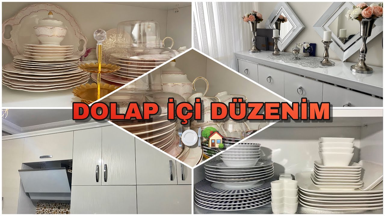 DOLAP İÇİ DÜZENİM 🍽 | MUTFAK TURU 🌸 | ÇEYİZİMDE NELER VAR 😍 | NEYİ NEREDEN ALDIM❓🛍
