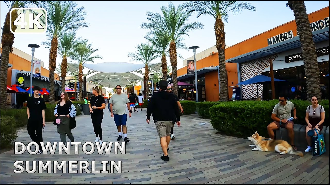 [4K] Downtown Summerlin / LAS VEGAS, NV / Walking Tour / October 2022