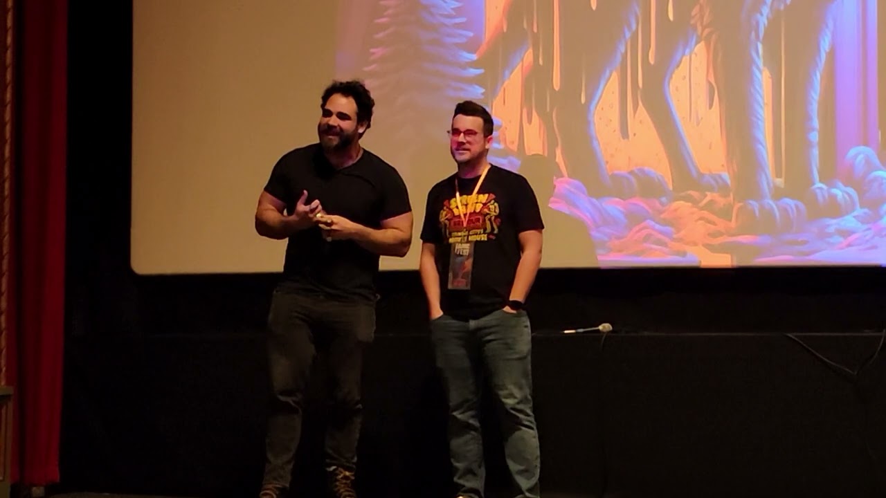 The Bigfoot Trap World Premiere post Q&A with director and star at Panic Fest