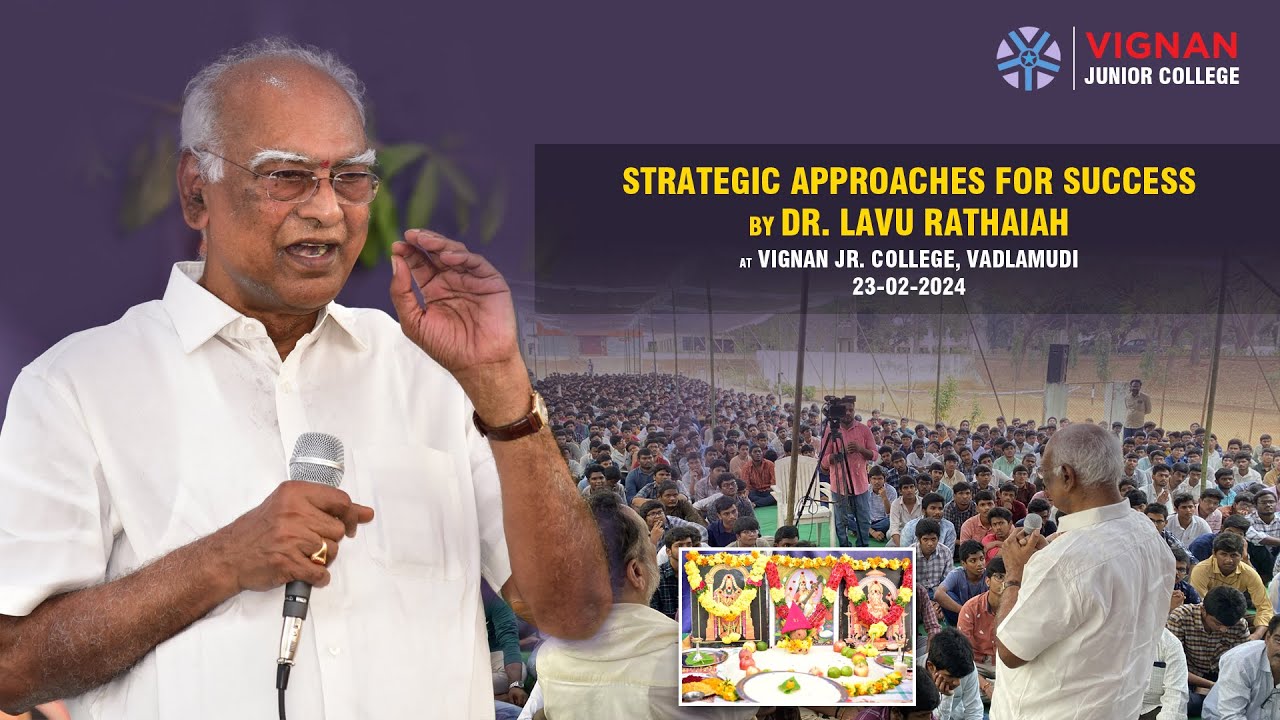 Strategic Approaches for Success By Dr. Lavu Rathaiah