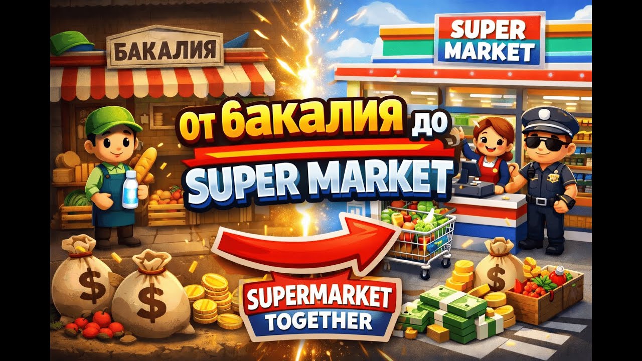От БАКАЛИЯ до СУПЕРМАРКЕТ 🏪 Supermarket Together