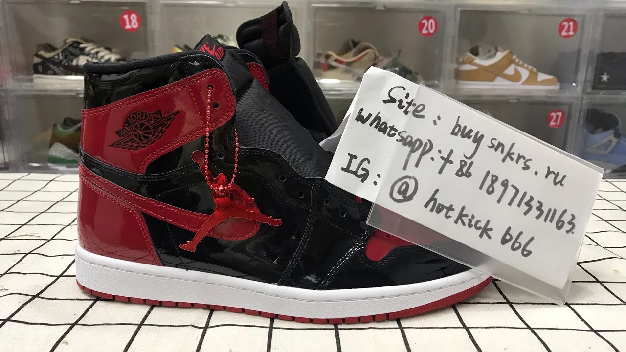 The BEST Replica Air Jordan Patent 'Bred' You Can Buy In 2021