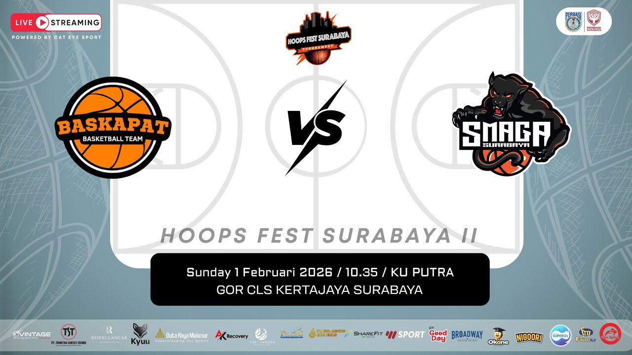 SMKN 4 VS SMAN 3 | KU PUTRA | HOOPS FEST SURABAYA 2026