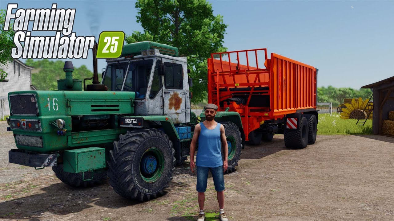 FS25. КУПИЛИ ПЕРВЫЙ ХТЗ НА ФЕРМУ. УБОРКА КАРТОШКИ