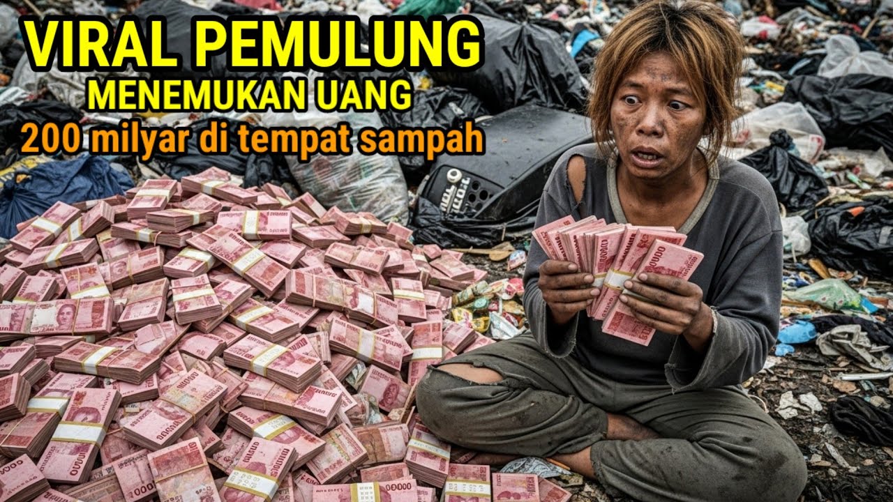 Mendadak kaya,seorang pemulung menemukan uang 200 milyar dan langsung membeli Lamborghini