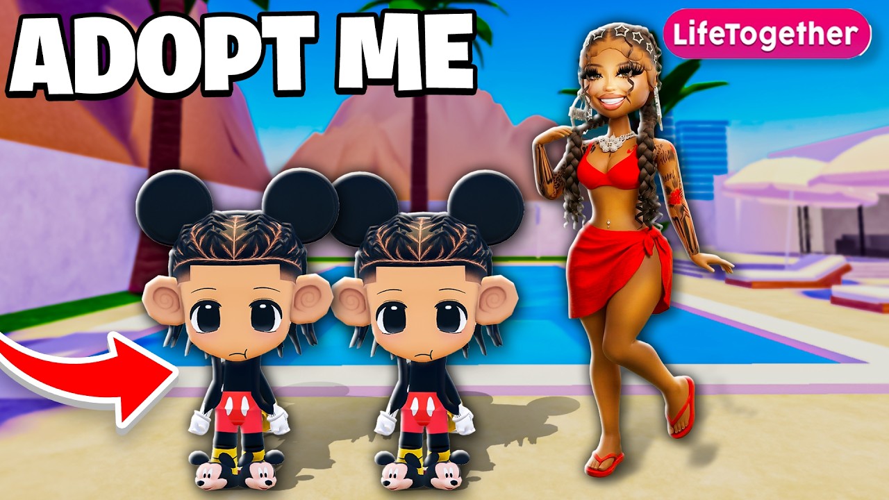 REALISTIC TWINS ADOPTED BY STRICT MOM! LifeTogether 🏠 RP | Roblox