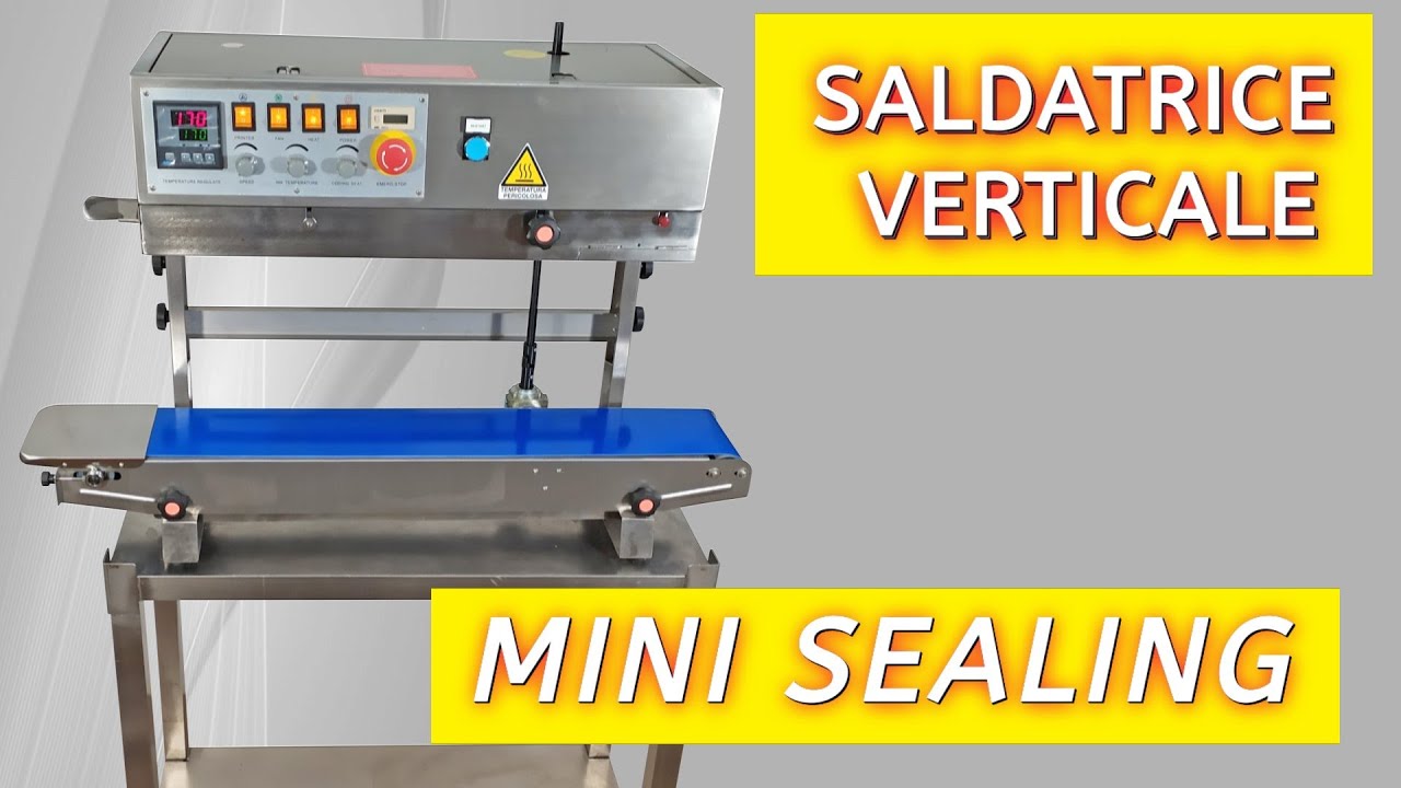 Termosaldatrice verticale con datario (Sigillatrice professionale)