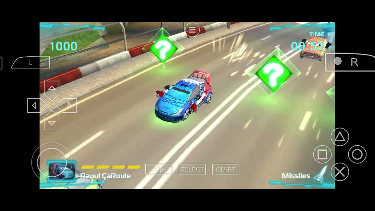 Cars 2 PSP: Raoul CaRoule (Porto Corsa Invasion)