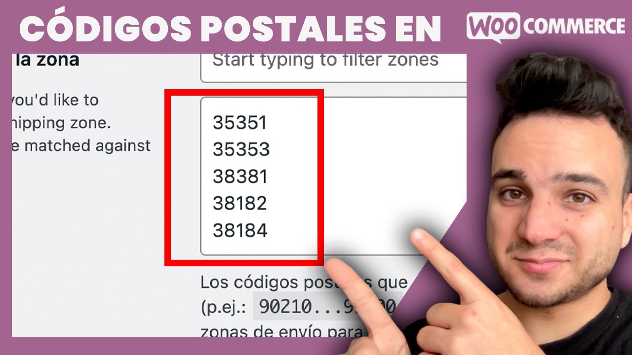 🚚  Códigos postales en las Zonas de Envío en WooCommerce | Restringir envíos por CP | Diego Nieto