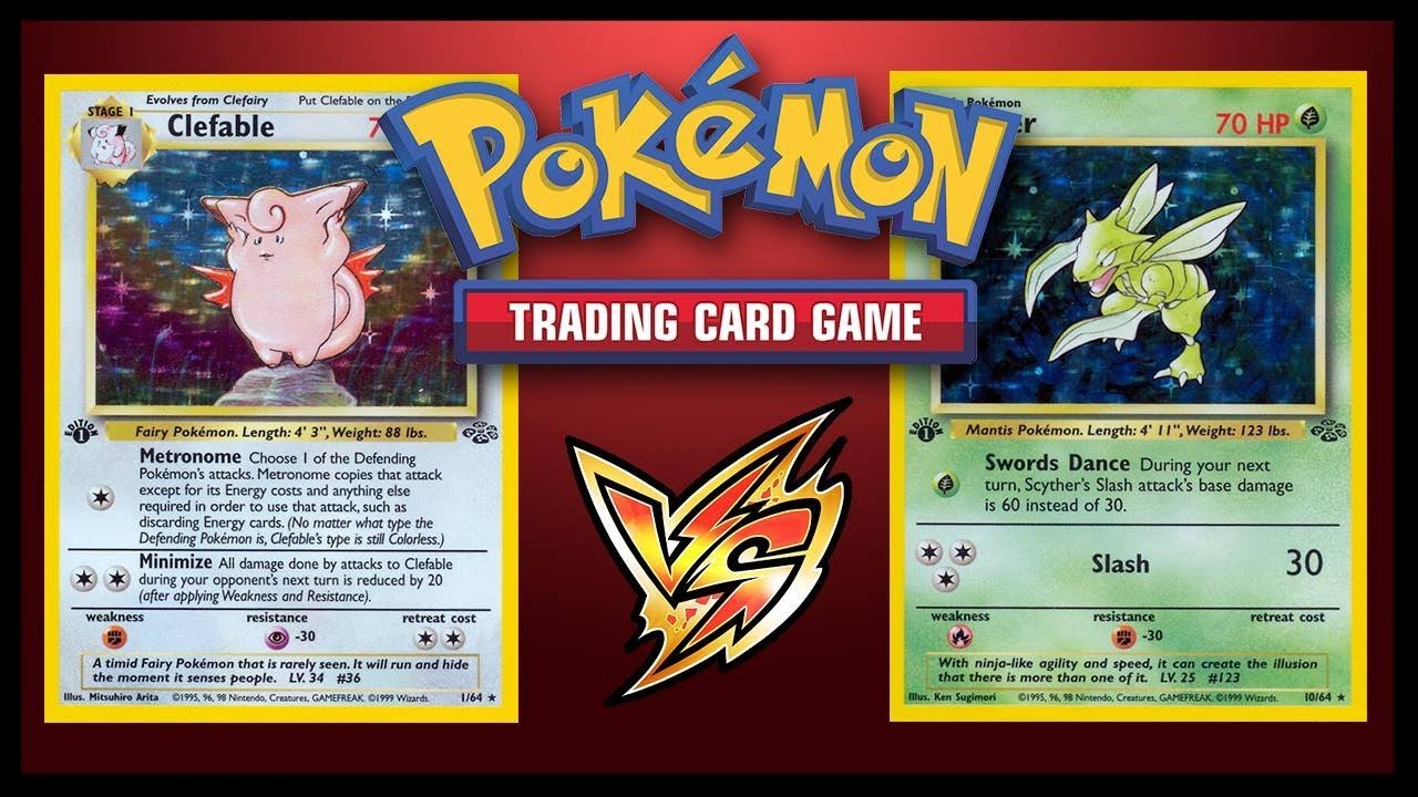 Clefable / Electabuzz vs Haymaker - Base Jungle Old School Tabletop Game Play