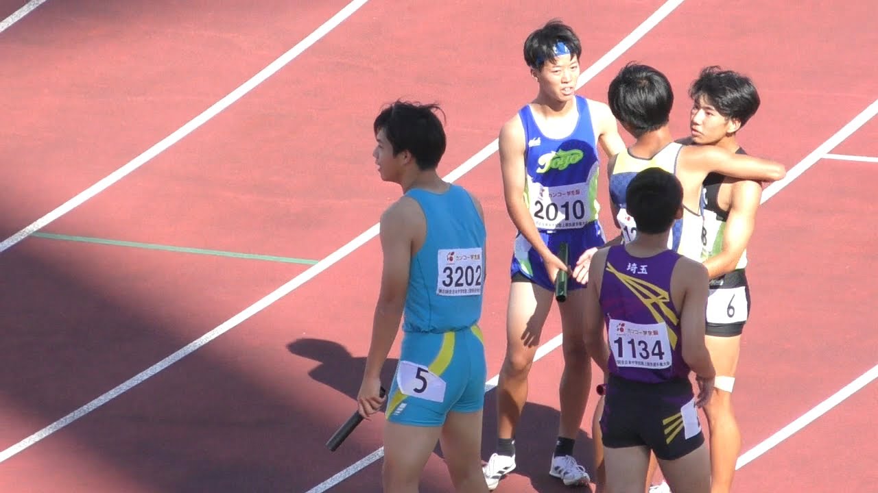 最終種目  決勝  男子4×100ｍＲ  福井全中陸上2024