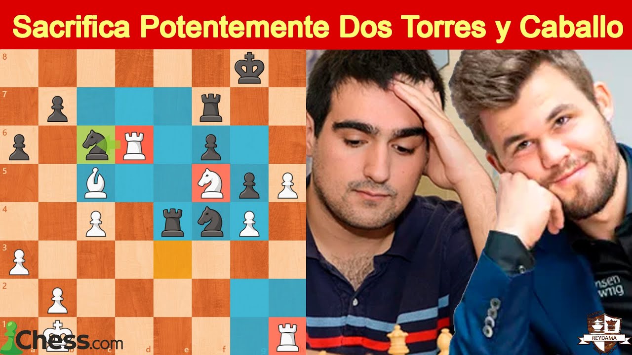 Carlsen Sacrifica Potentemente Dos Torres y Caballo! Magnus Carlsen Vs Federico Pérez Ponsa