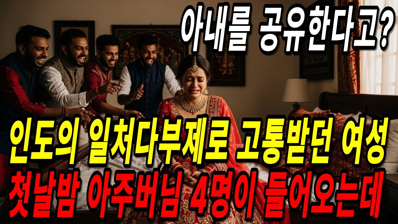 인도 산골 소녀의 충격의 결혼 지옥, 남편이 5명이라고?