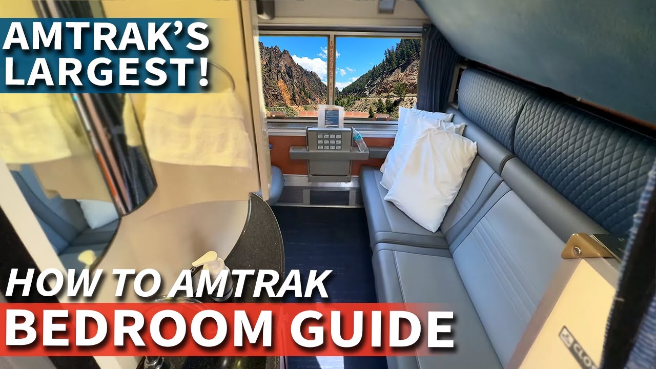 Amtrak BEDROOM Guide - What to Expect from Amtrak's LARGEST Room!