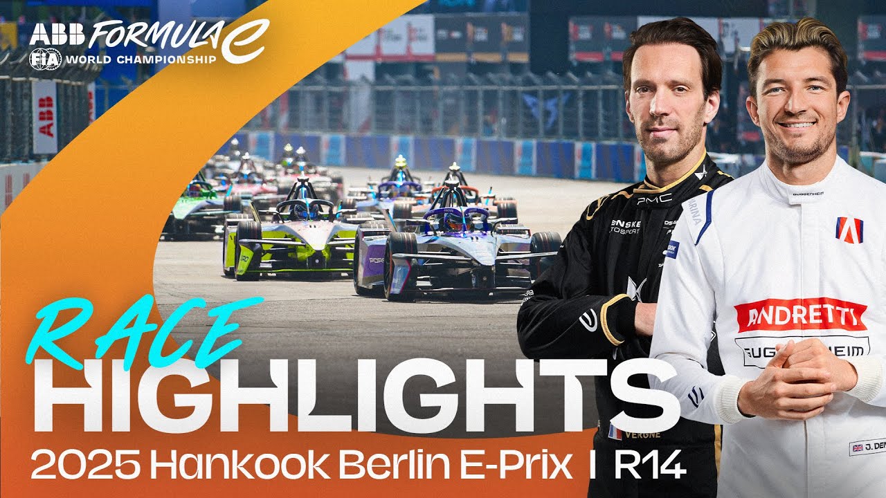 Can Rowland Be Crowned World Champion? 👀🏆 | 2025 Hankook Berlin E-Prix Round 14 Race Highlights