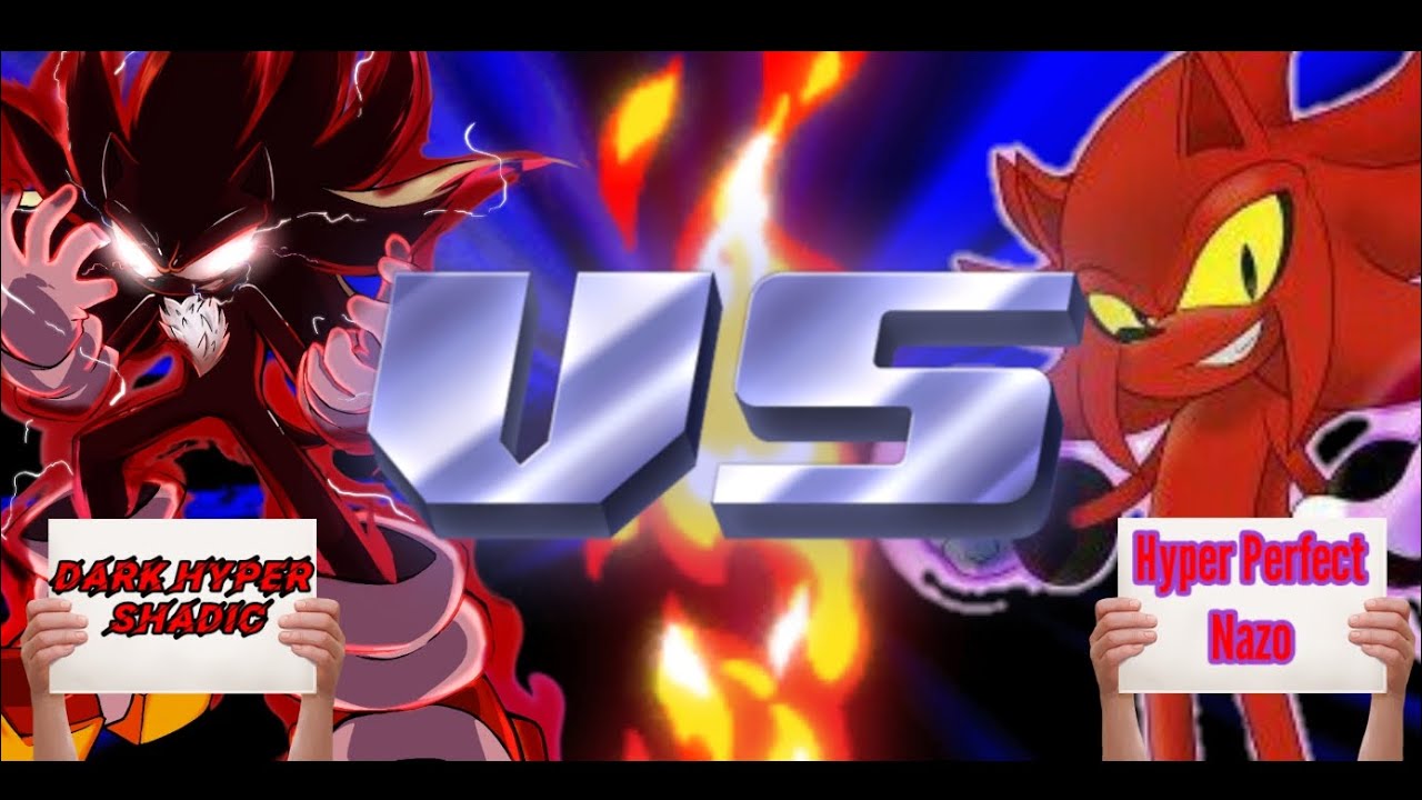 Dark Hyper Shadic VS Hyper Perfect Nazo (Sprite Animation) @Solar-Fox-Productions