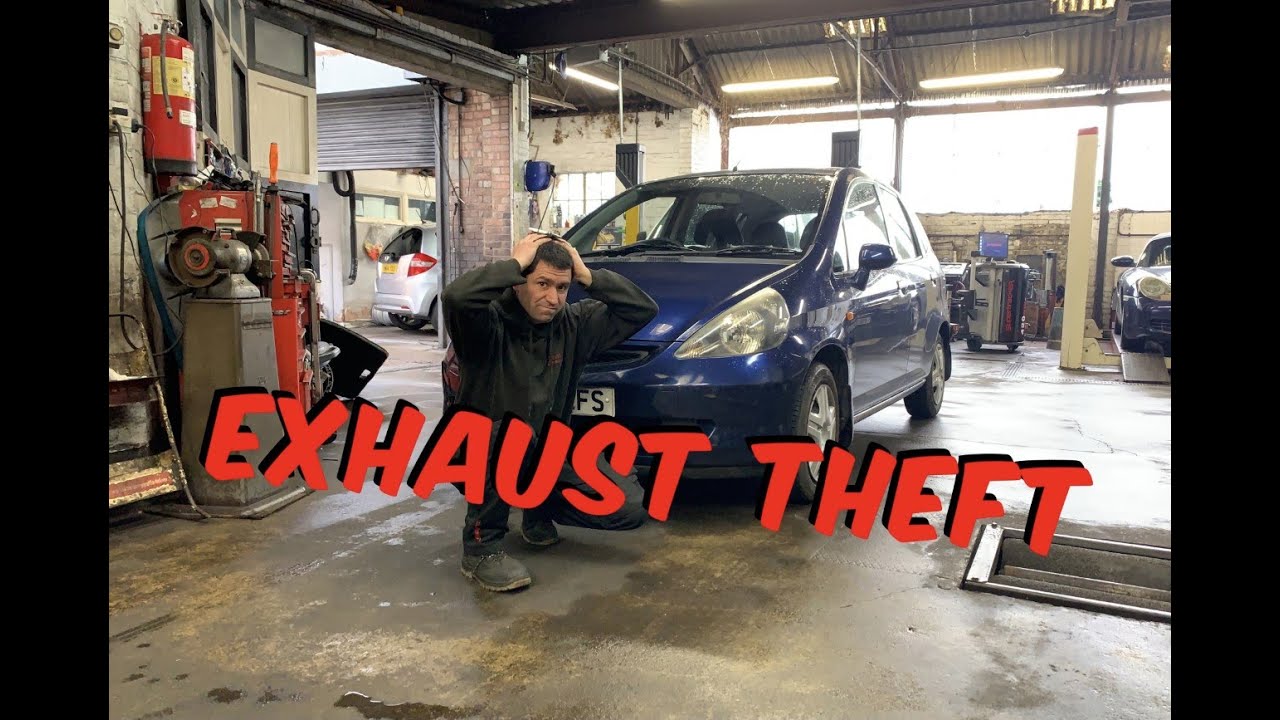 #SOME ONE STOLE MY EXHAUST!# Honda Jazz catalytic converter replacement