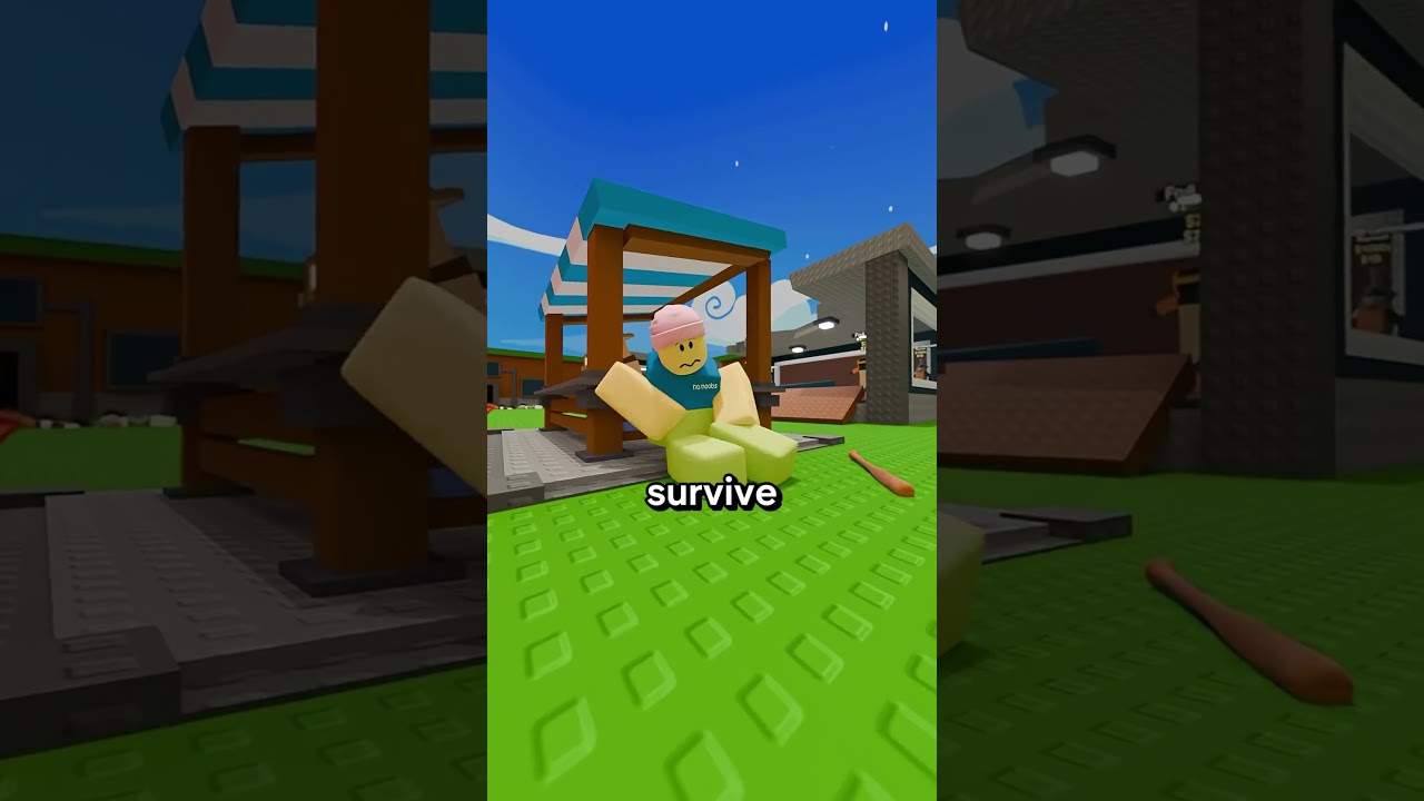 Нуб отбил ракету битой в Roblox! 😱