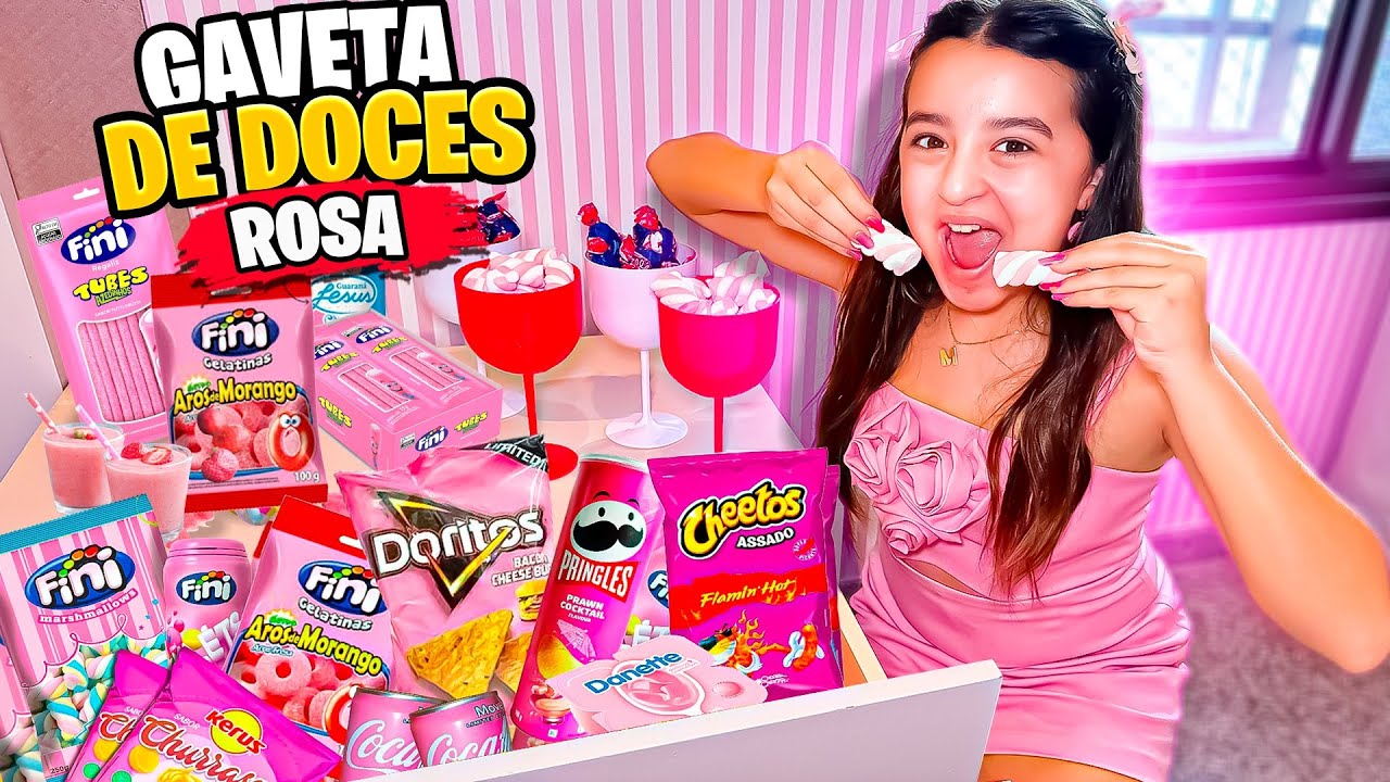 GAVETA SECRETA DE DOCES ROSA ! MARCELA JARDIM