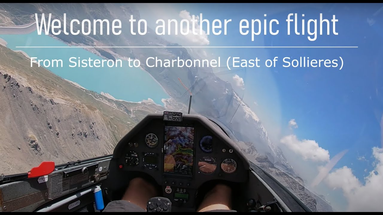 Epic summer flight in the Alps in blue conditions