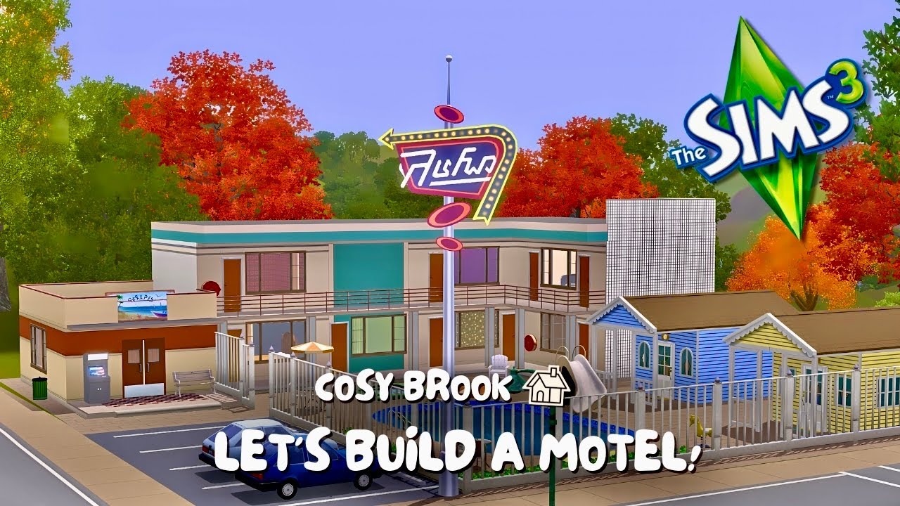 Building a MOTEL in Cosy Brook Sims 3