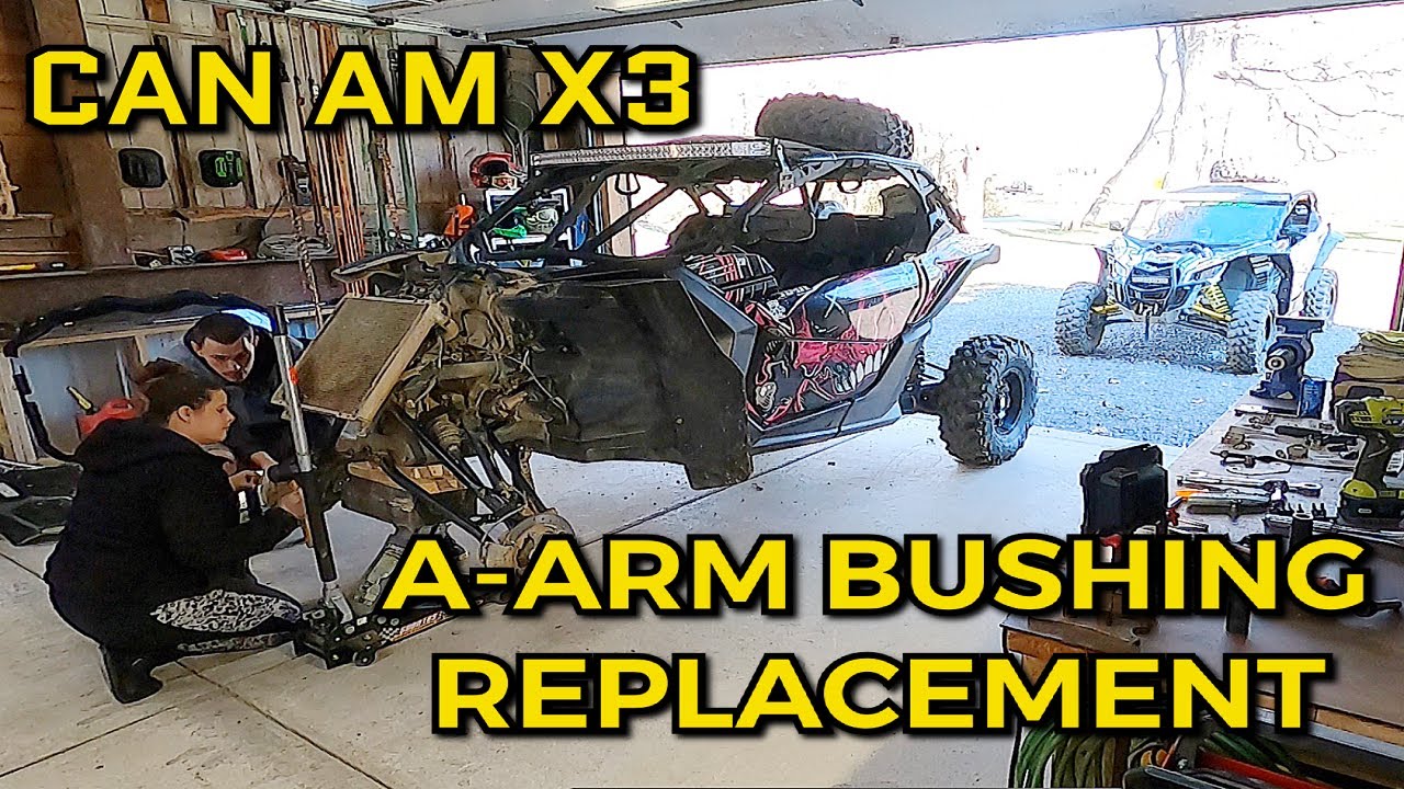 Can Am Maverick X3 A Arm Bushing Replacement | CT Race Worx