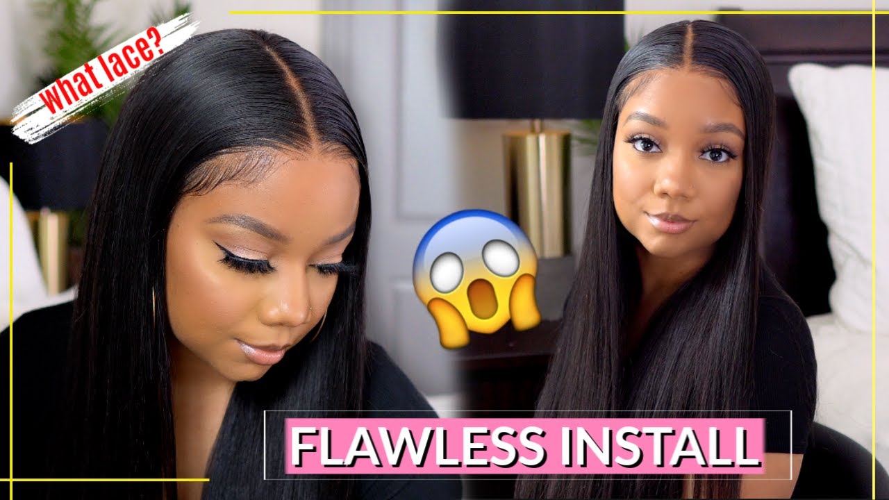 OMG!! 😱 THE FLATTEST, MOST NATURAL WIG INSTALL I'VE DONE! 😍 | WHAT LACE? WHERE IS IT?  | UNICE HAIR