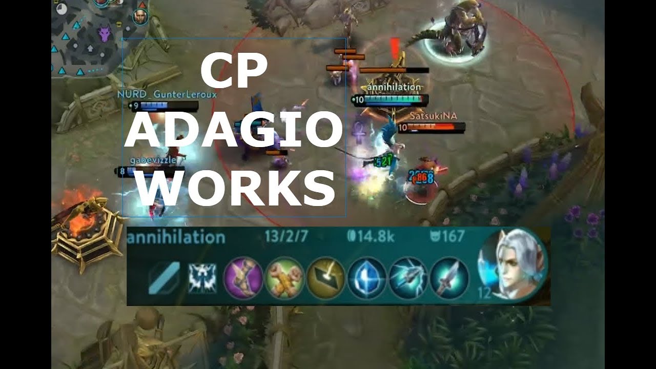CP ADAGIO WORKS! Vainglory 5v5
