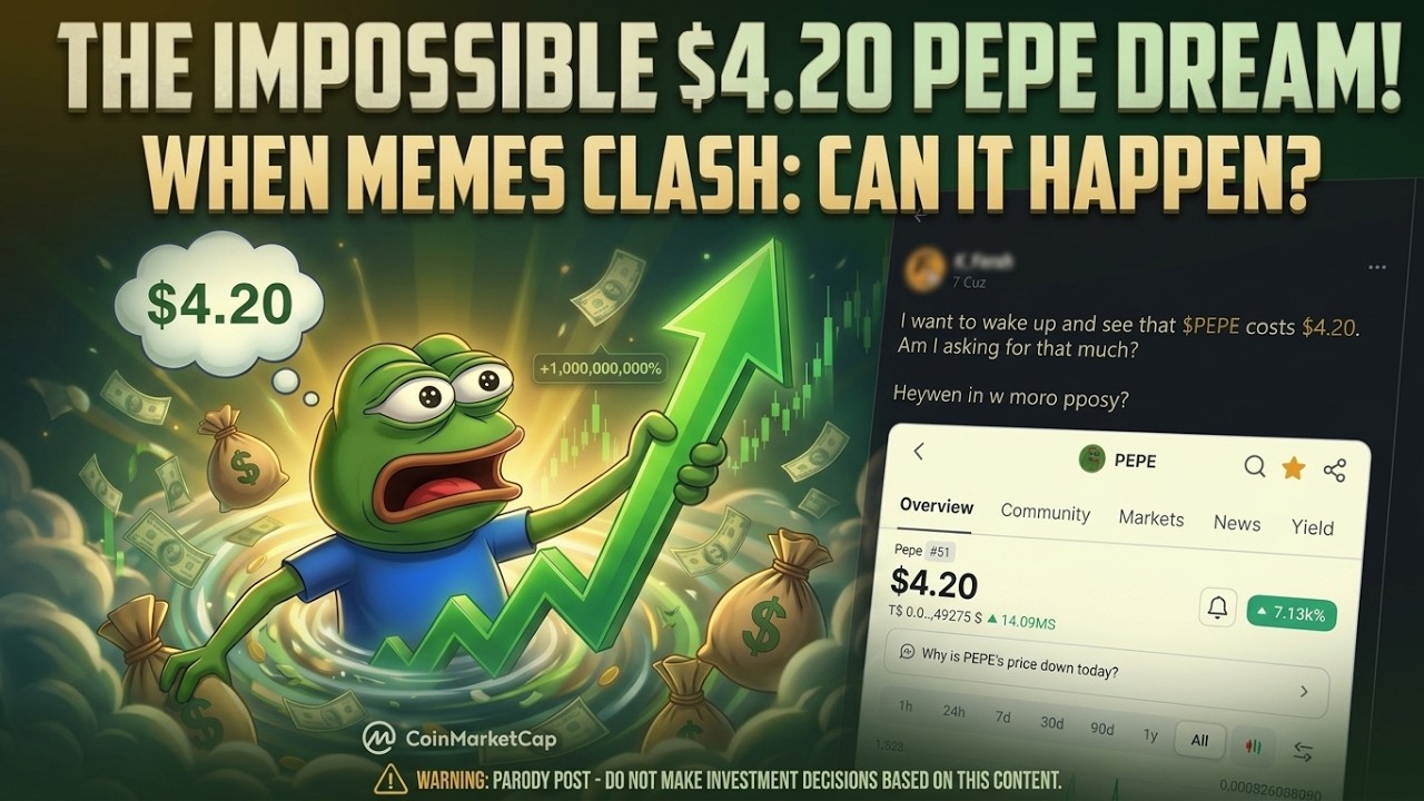 Хочу проснуться, когда $PEPE будет стоить $4.20 &mdash; это вообще реально?!